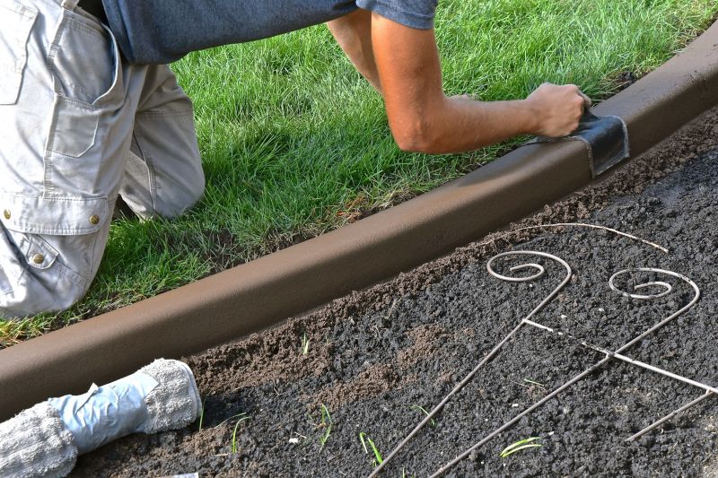 Concrete Edging Installation detail