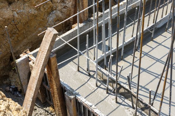 Concrete Footing Pouring in Allen