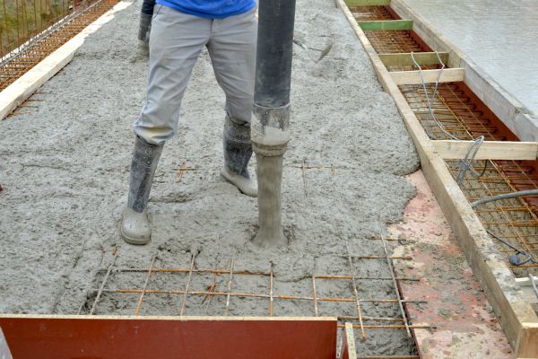 Concrete Base Construction in Allen