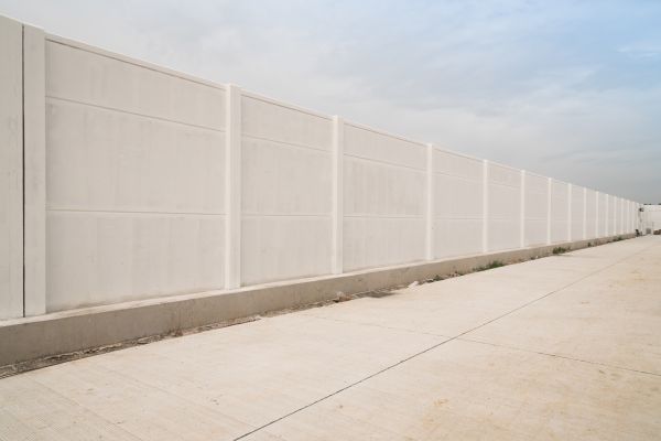 Concrete Fence Construction in Allen