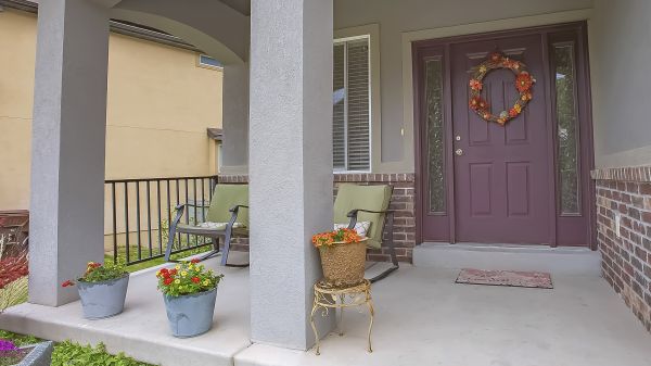 Porch Concrete Laying in Allen