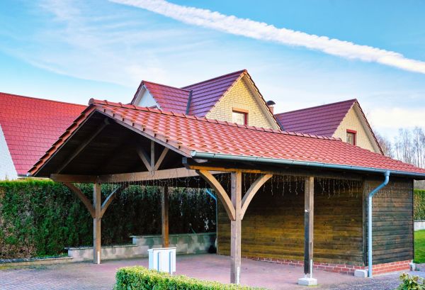 Carport Base Construction in Allen