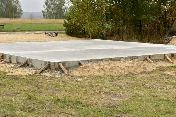 Garage Foundation Building in Allen