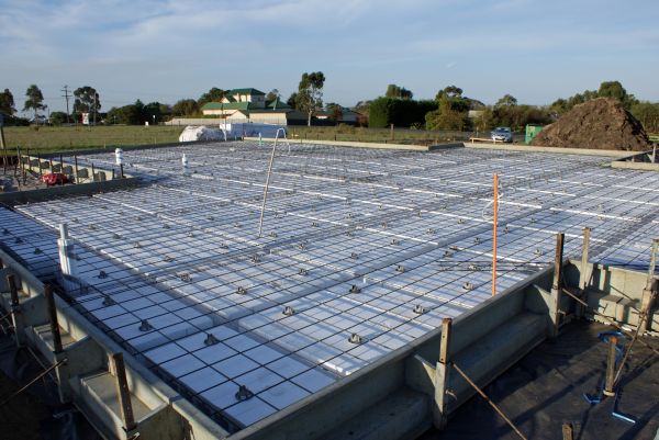 Barn Pad Construction in Allen