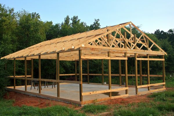 Barn Pad Installation in Allen