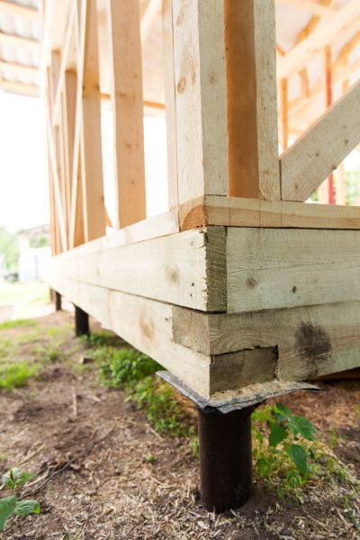 Barn Footing Construction in Allen