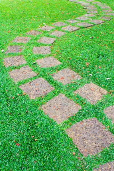 Backyard Pathway Construction in Allen